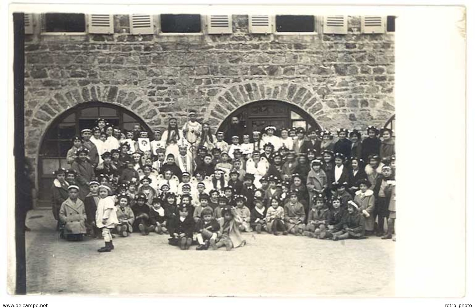 Cpa Carte-photo Enfants Costumés, école ? Kermesse ?  ( CPH ) - Autres & Non Classés