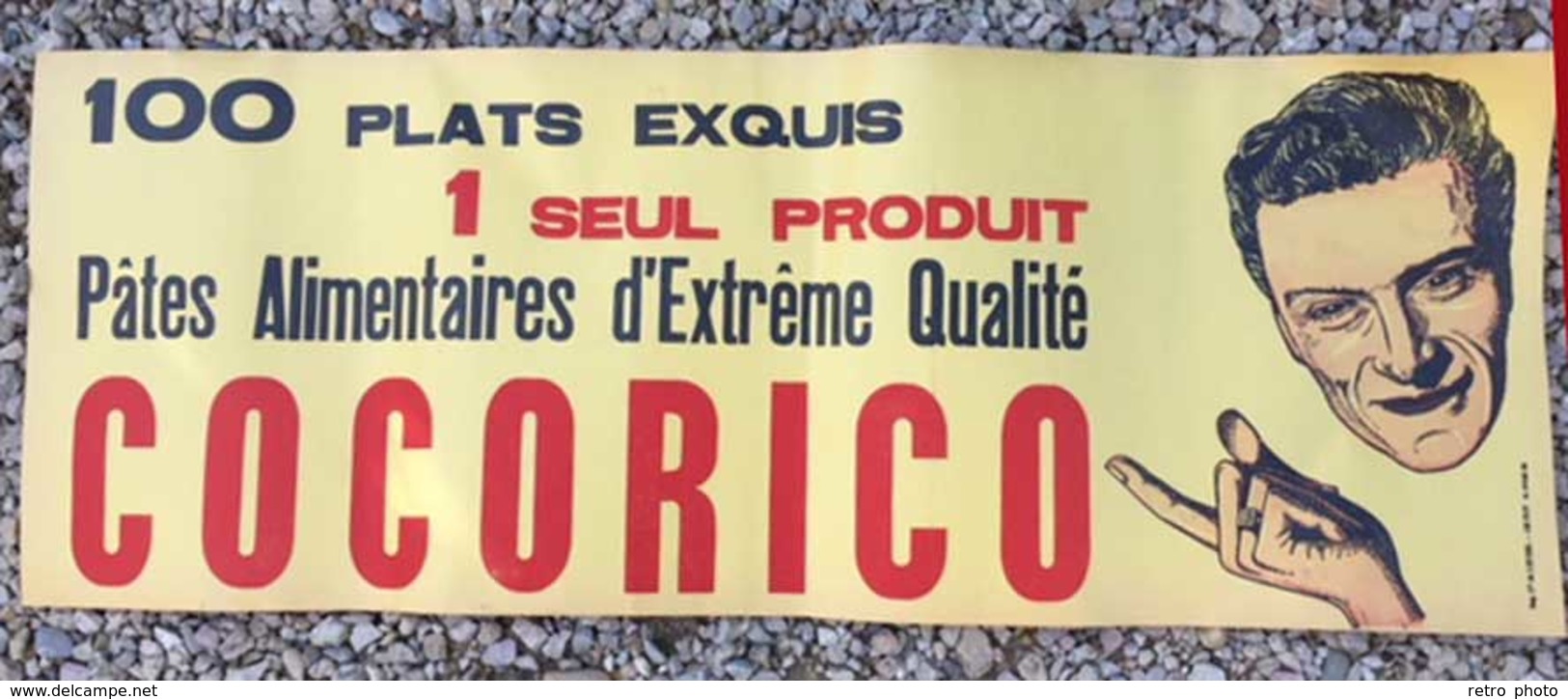 Affiche Ancienne Pâtes Alimentaires Cocorico ( Bédarrides )  ( Impr. De L'éveil, Le Puy ) - Affiches