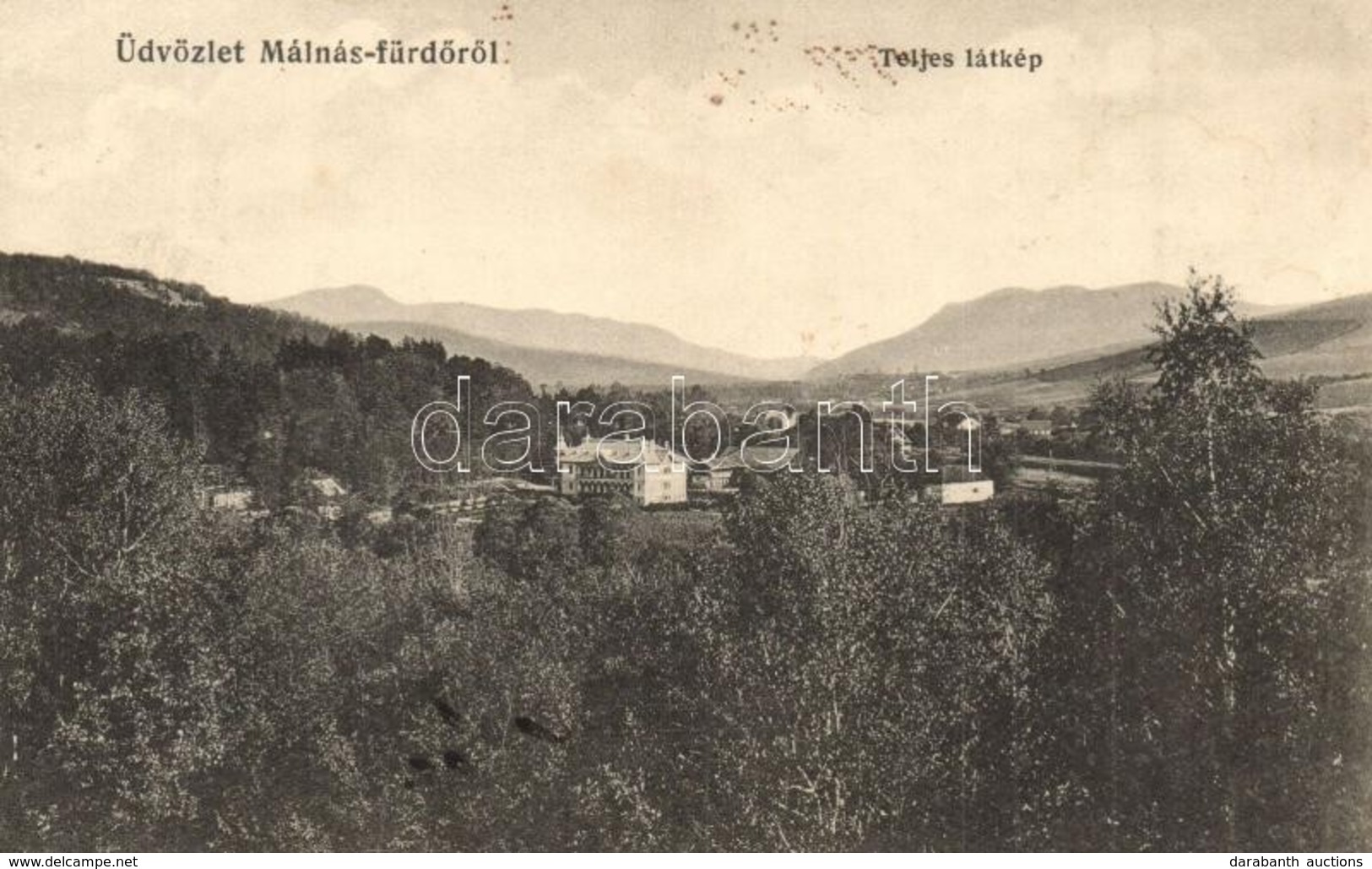* T2/T3 Málnásfürdő, Malnas Bai; Látkép, Villa. Adler Fényirda 1910. / General View, Villa (EK) - Unclassified