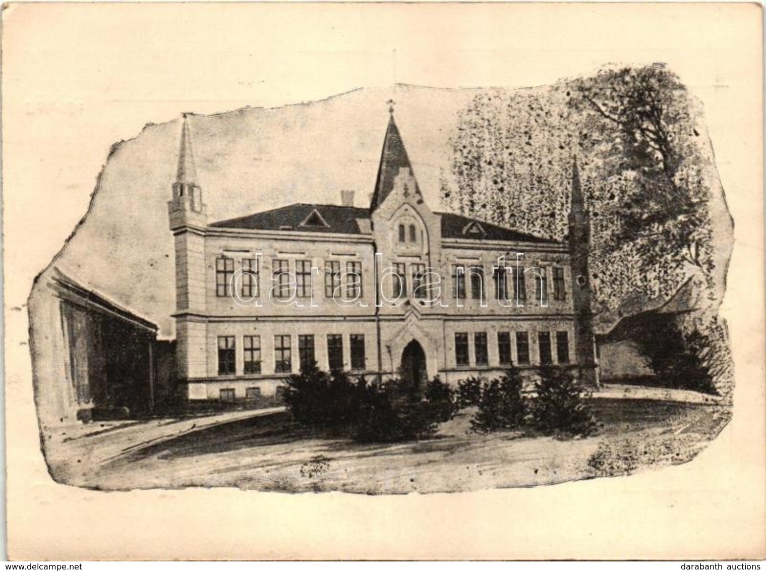 T2/T3 Nagykároly, Carei; Római Katolikus Elemi Leányiskola, Zárda / Girl School, Nunnery, '1940 Nagykároly Visszatért' S - Non Classés