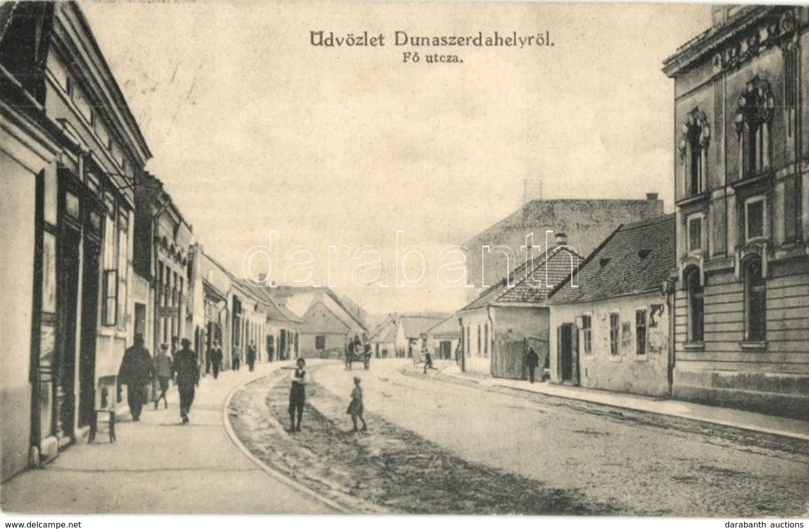 T2/T3 Dunaszerdahely, Dunajská Streda; Fő Utca, Kornfeld üzlete. Kiadja Brunner Adolf / Main Street, Shops (EK) - Non Classés