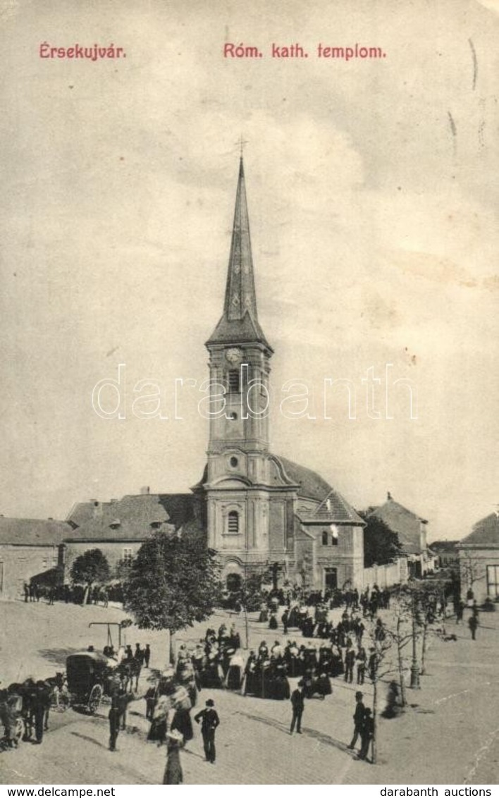 * T2/T3 Érsekújvár, Nové Zamky; Római Katolikus Templom. Adler József Kiadása / Church (Rb) - Unclassified