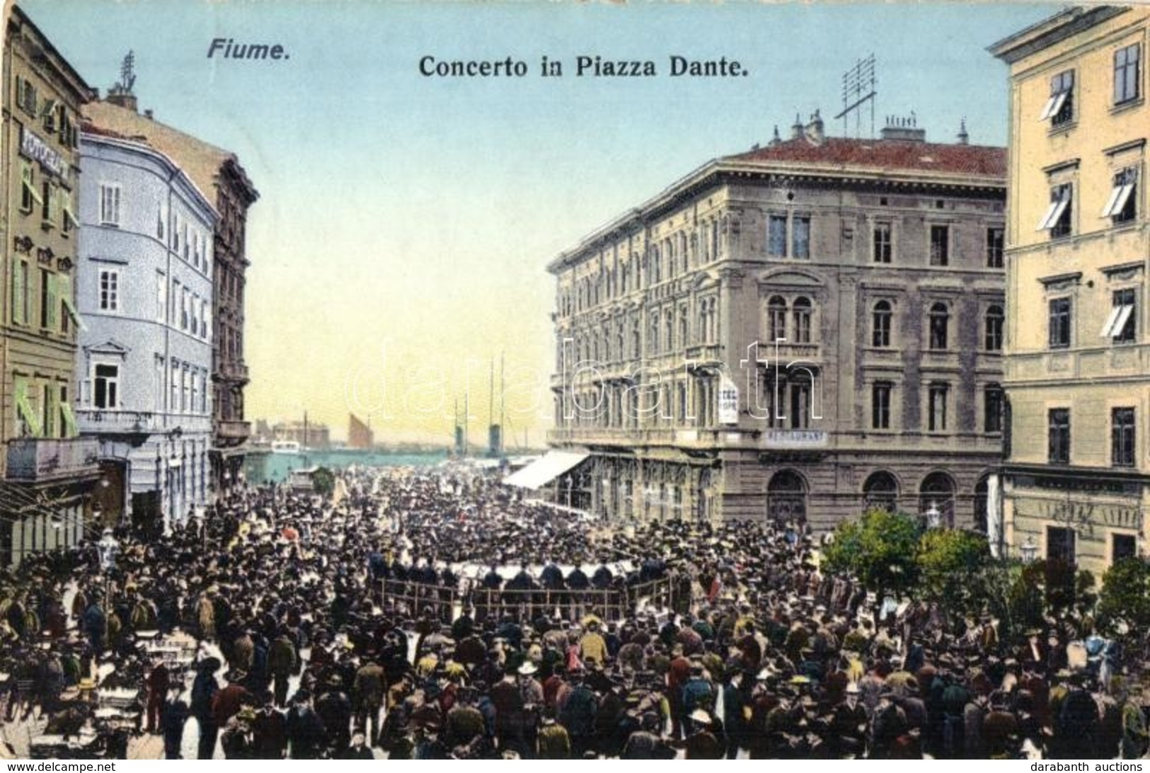 T2/T3 Fiume, Concerto In Piazza Dante / Concert In The Square (EK) - Non Classés