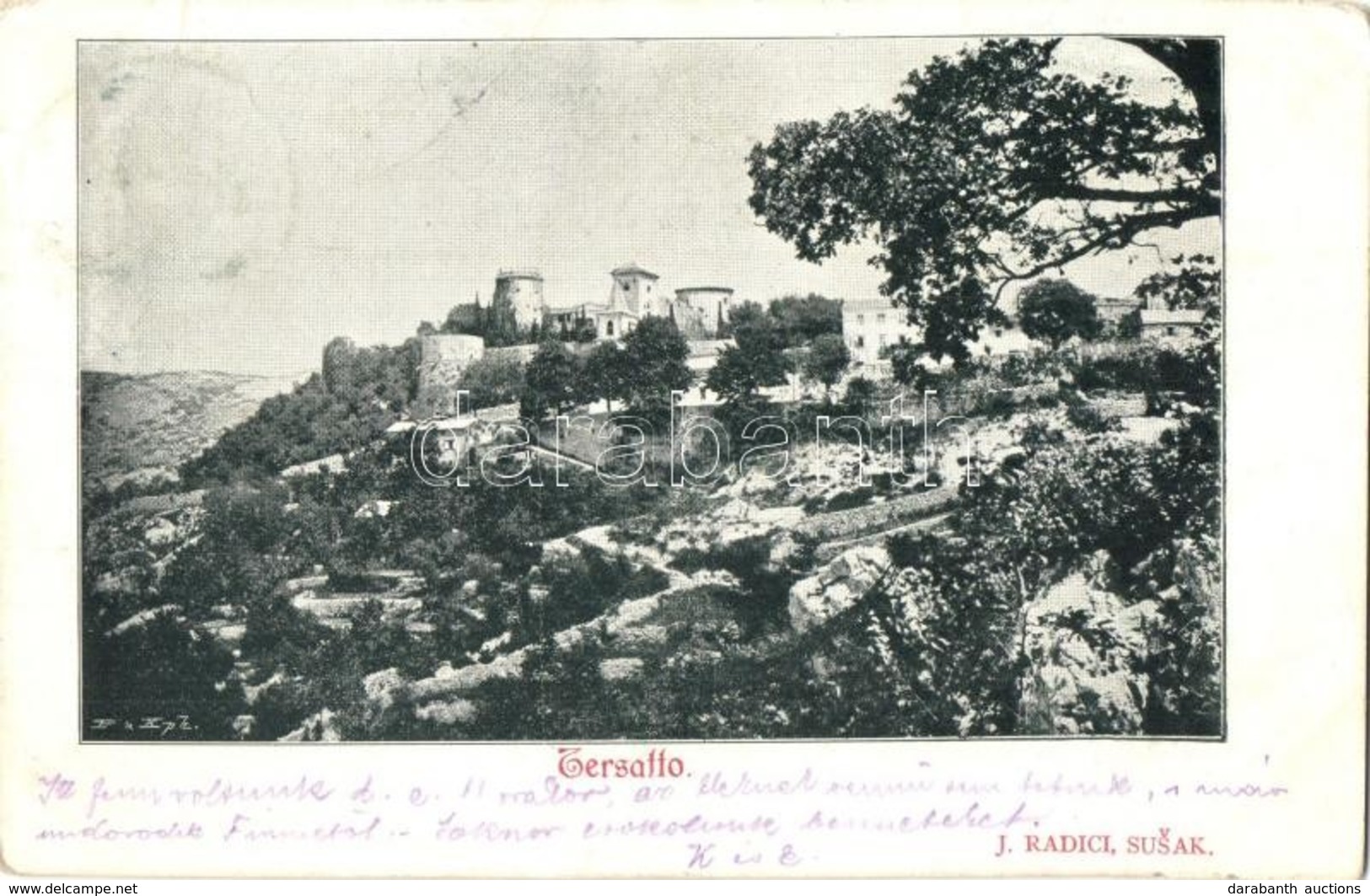 T2/T3 1899 Fiume, Trsat, Tersatto; Vár / Castle (fa) - Zonder Classificatie