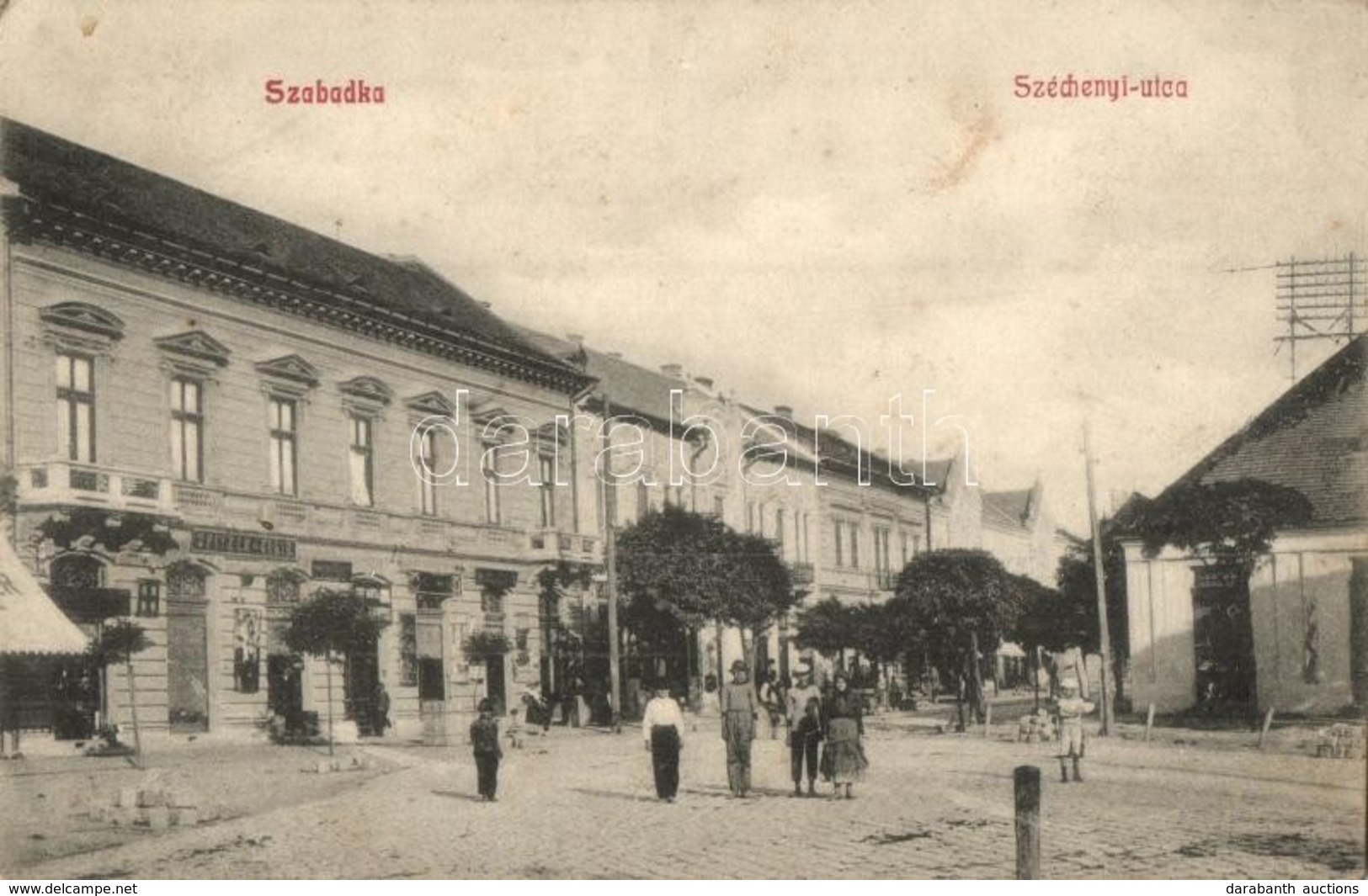 T2 Szabadka, Subotica; Széchényi Utca, Spitzer és Klein üzlete, Lipsitz Kiadása / Street, Shops - Non Classés