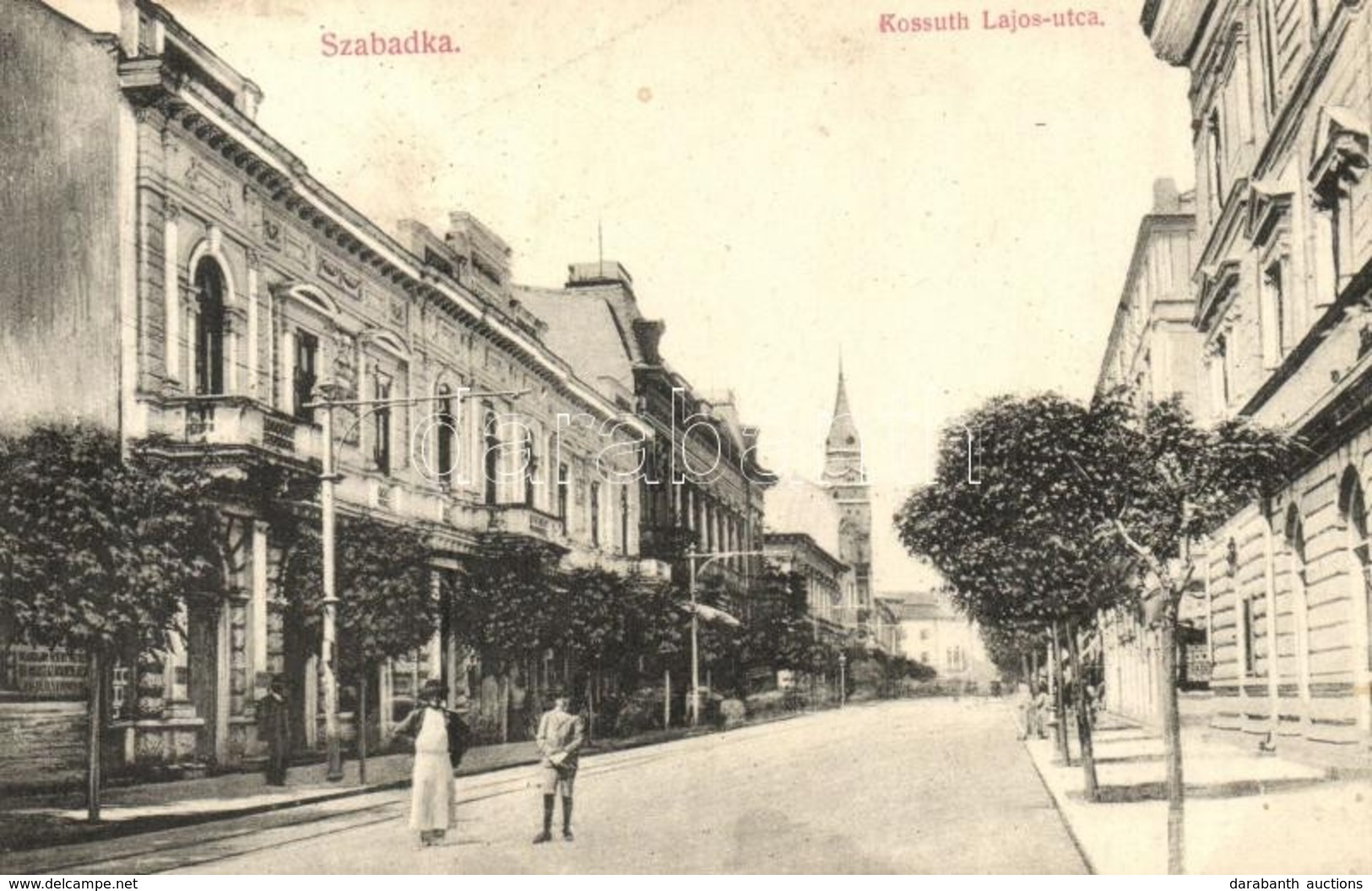 ** T2/T3 Szabadka, Subotica; Kossuth Lajos Utca / Street (EK) - Non Classés