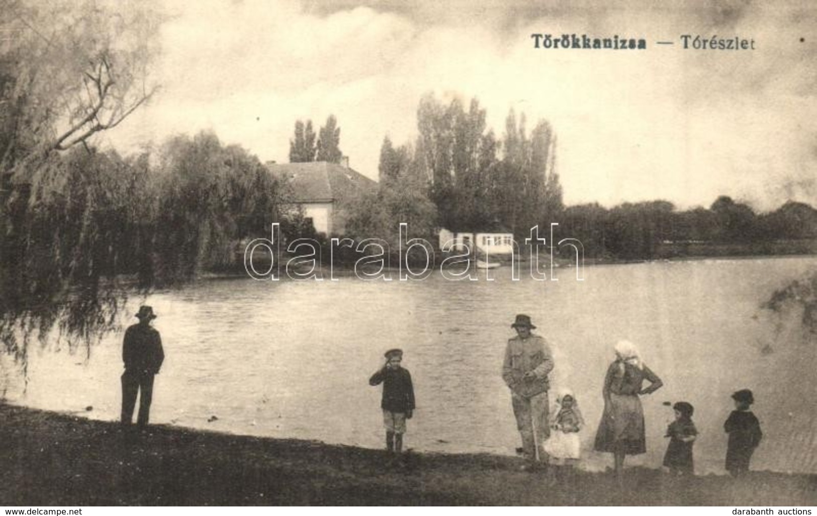 T2 Törökkanizsa, Novi Knezevac; Tó Részlet / Lake - Unclassified