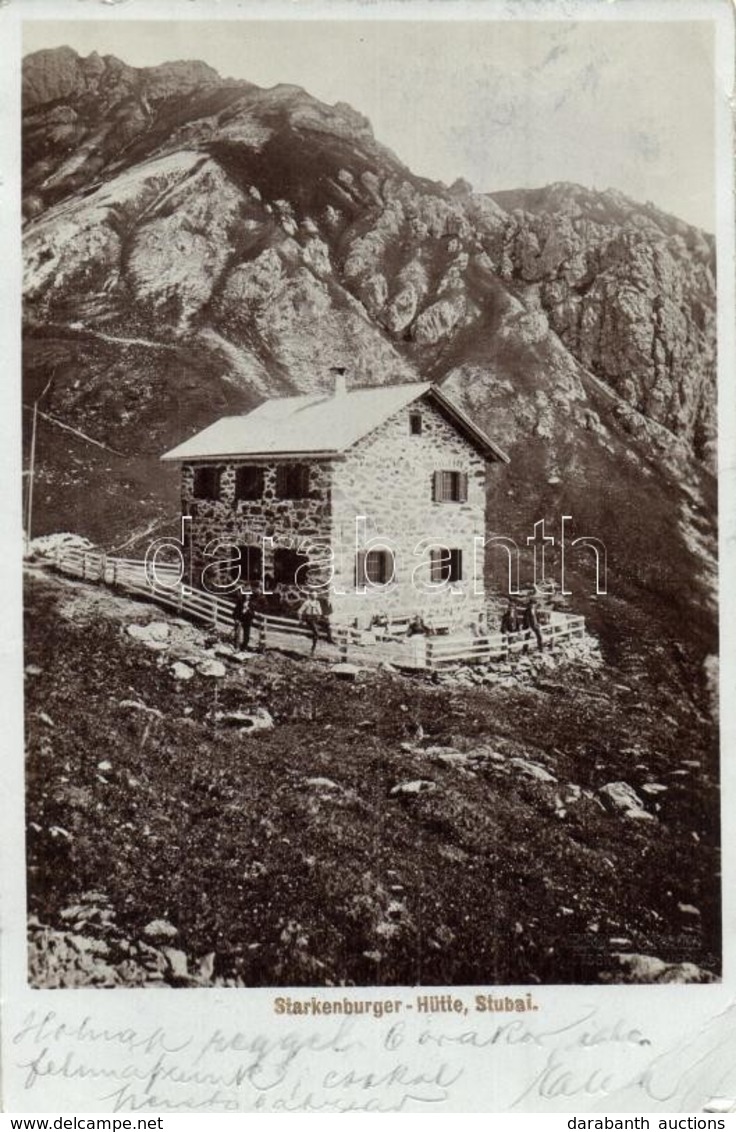 T2/T3 1907 Neustift Im Stubaital (Tirol), Starkenburger-Hütte / Rest House, Photo (EK) - Non Classés