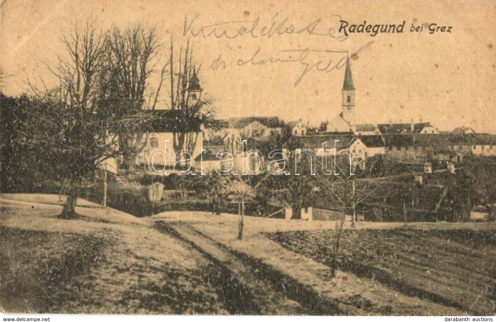 T3 Sankt Radegund Bei Graz, Churches. A. Schlauer Stahlstichkarte (EB) - Non Classés