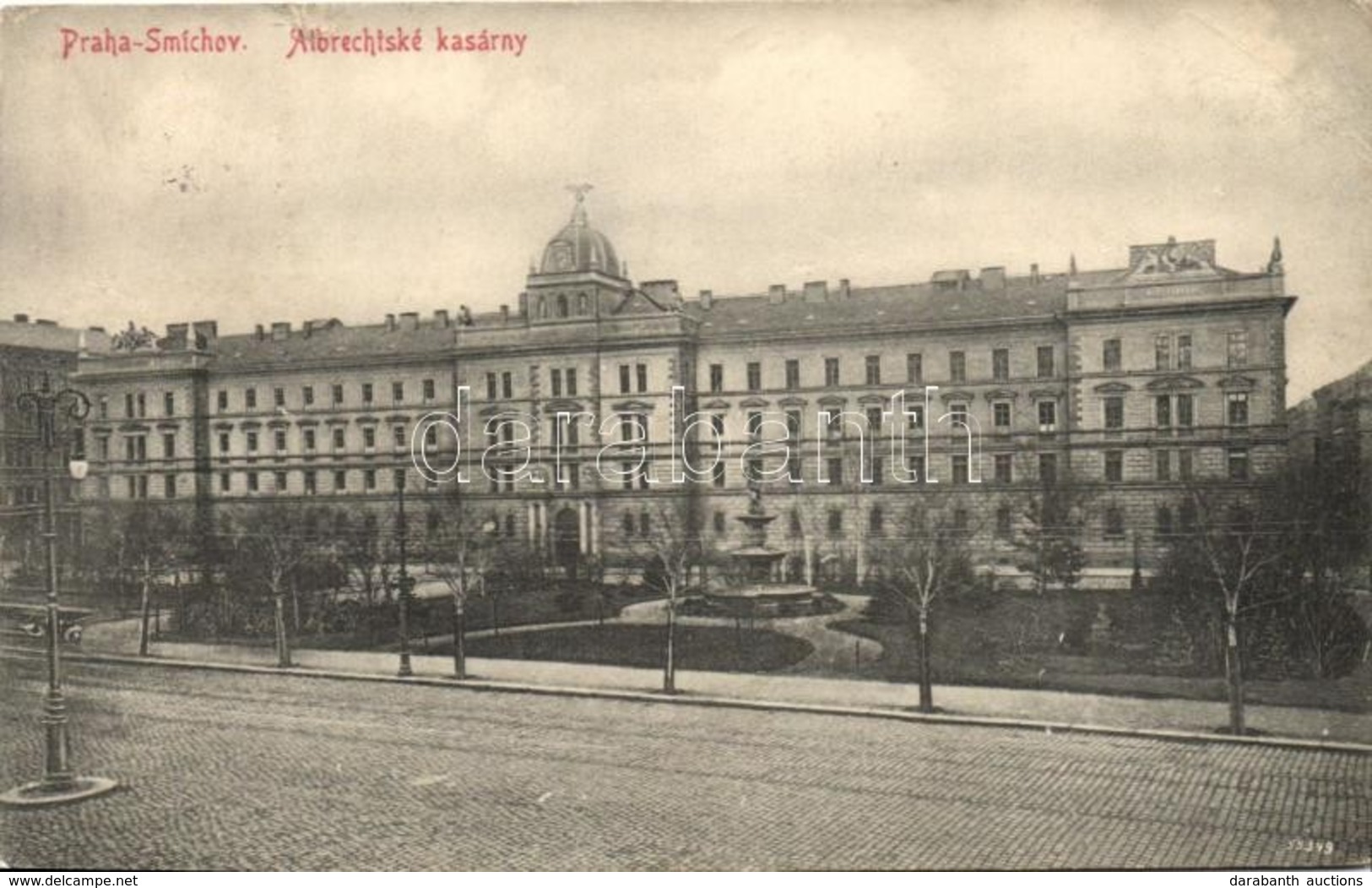 T4 Praha Smíchov; Albrechtské Kasárny / Military Barracks (b) - Non Classés