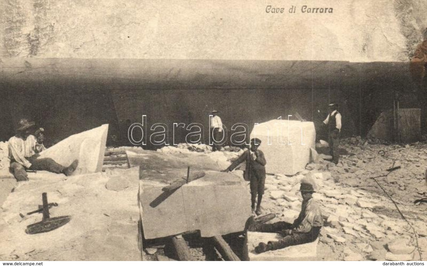 * T2/T3 Carrara, Cave Di Carrara. Fotog. Valenti / Quarry, Workers (EK) - Non Classés