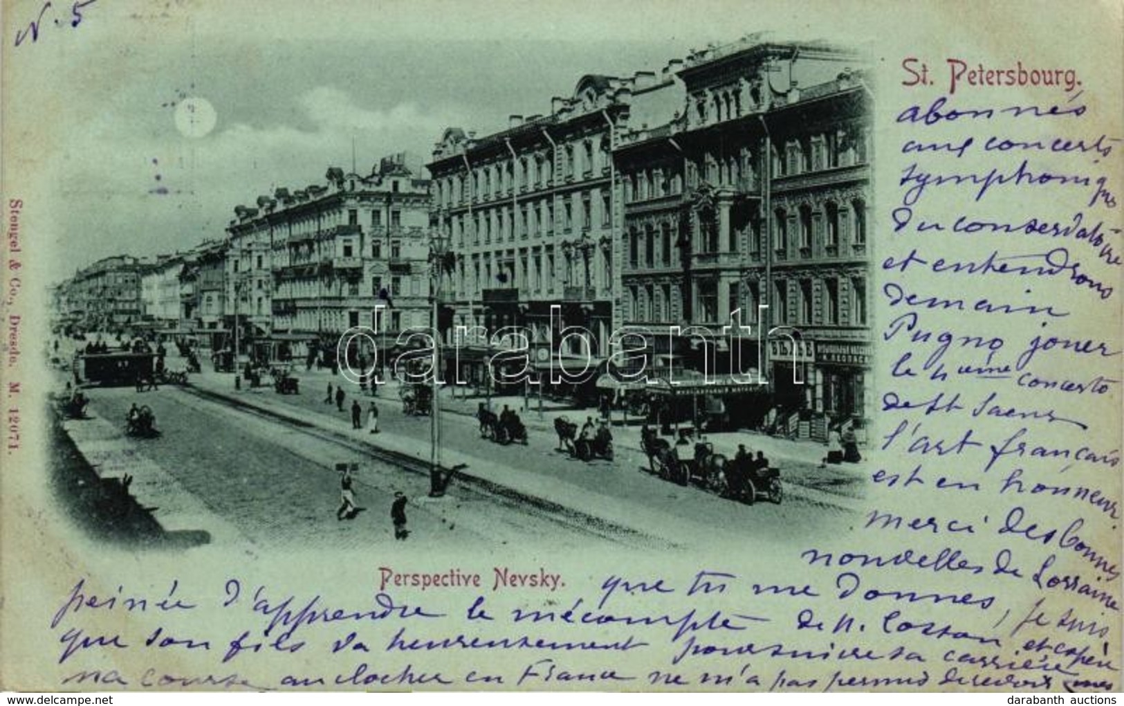 T2 1899 Saint Petersburg, Nevsky Prospect - Non Classés