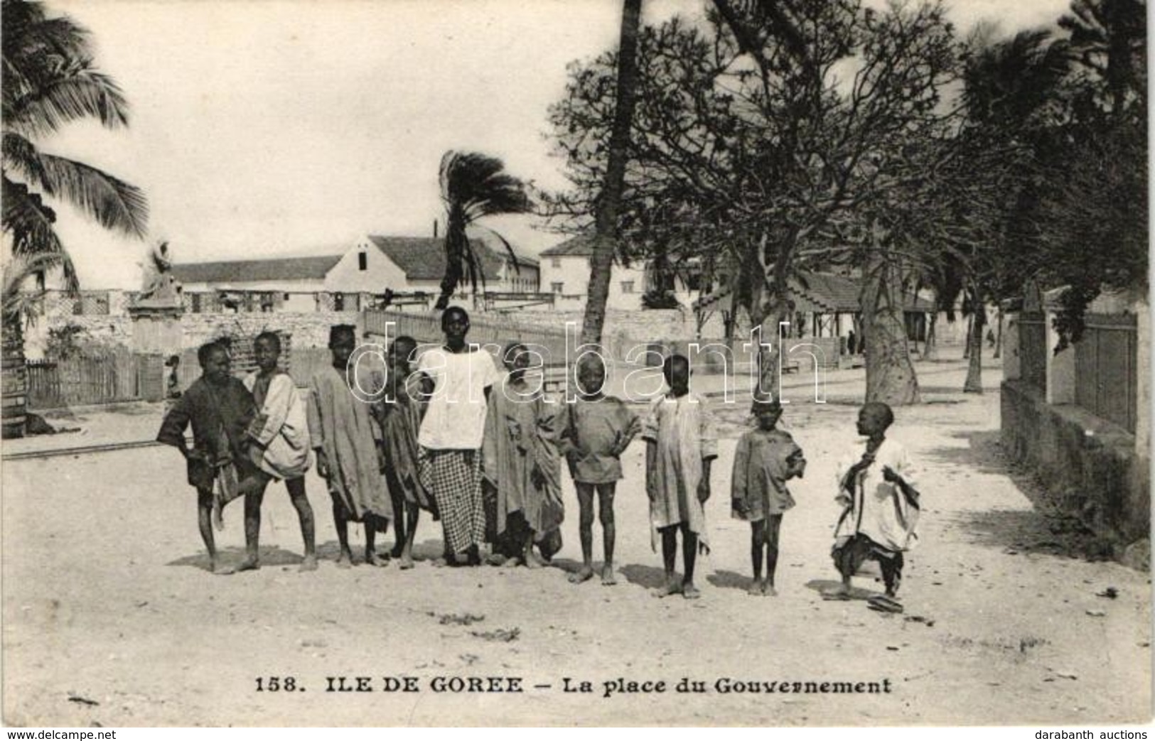 ** T1 Ile De Gorée, Government Square, Native Children - Non Classés
