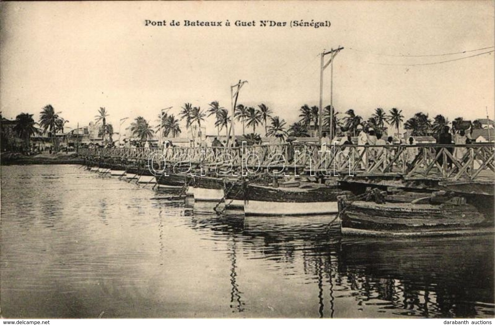 ** T1 Saint-Louis, Guet Ndar, Pont De Bateaux / Boat Bridge - Non Classés