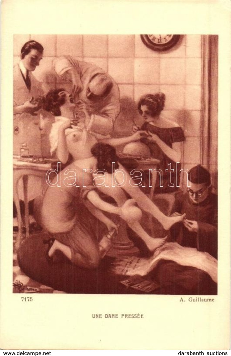 ** T2/T3 Une Dame Pressée / Gently Erotic Art Postcard. Braun & Cie, Editeurs. Salons De Paris S: A . Guillaume (EK) - Non Classés