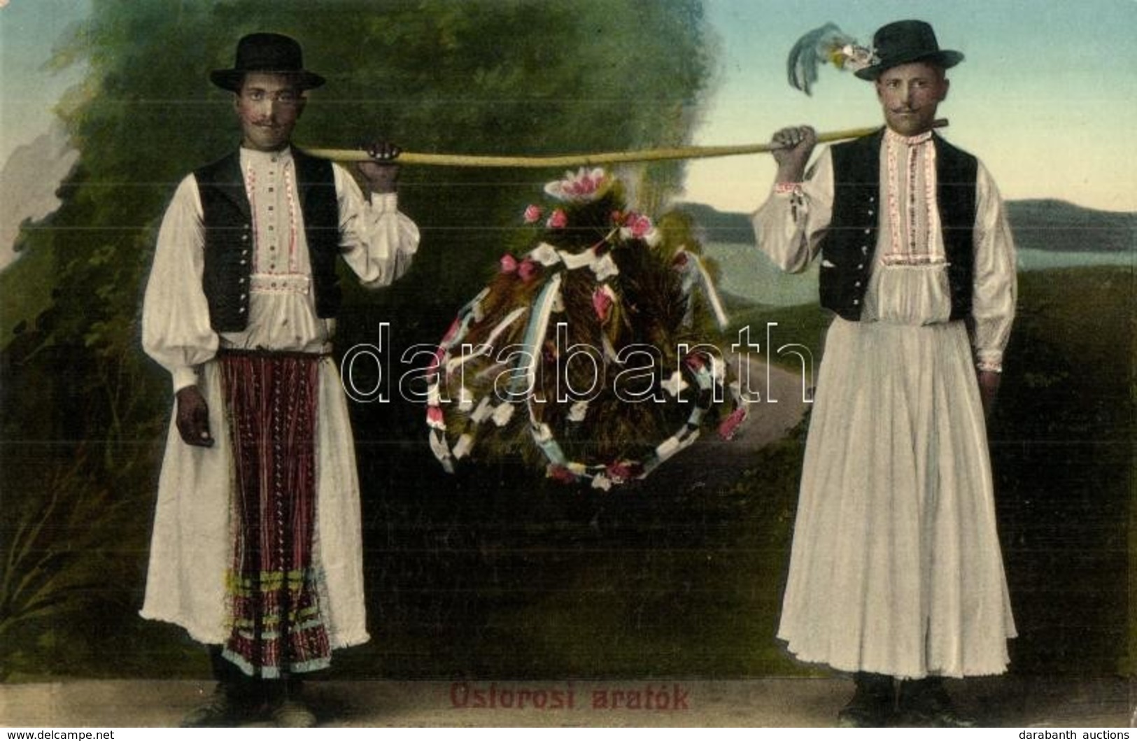 ** T2 Ostorosi Aratók / Hungarian Folklore, Reapers From Ostoros - Non Classés