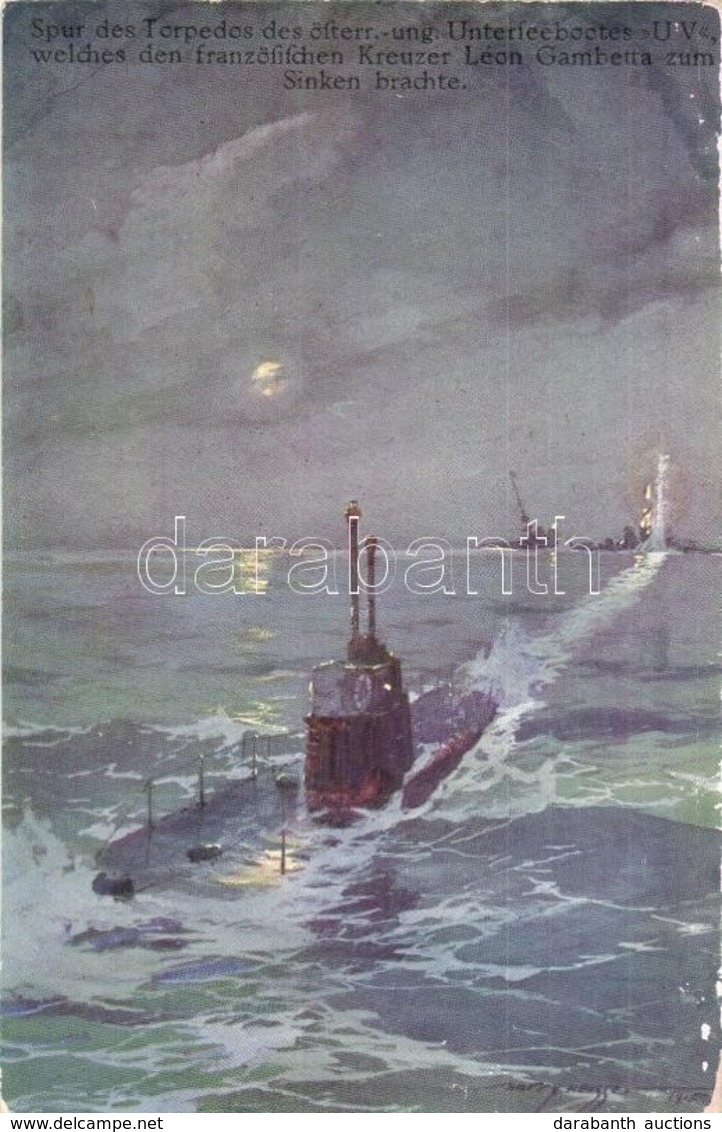 ** T2 Spur Des Torpedos Des österr.-ung. Unterseebootes U V (SM U-5), Welches Den Französischen Kreuzer Léon Gambetta Zu - Unclassified