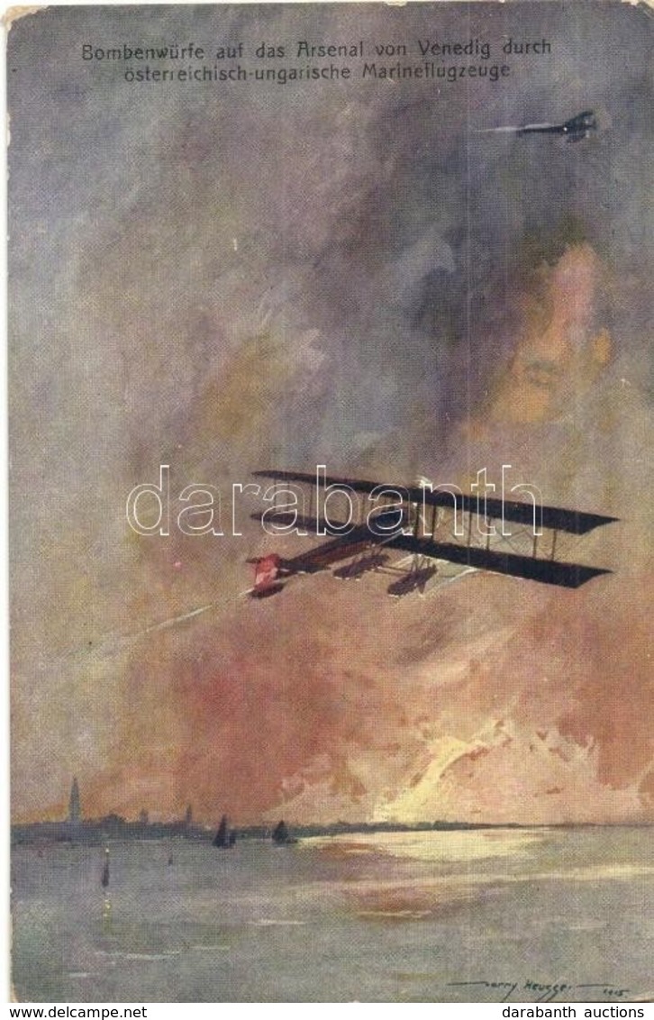 ** T2/T3 Bombenwürfe Auf Das Arsenal Von Venedig Durch österreichisch-ungarische Marineflugzeuge. K.u.K. Kriegsmarine Se - Non Classés