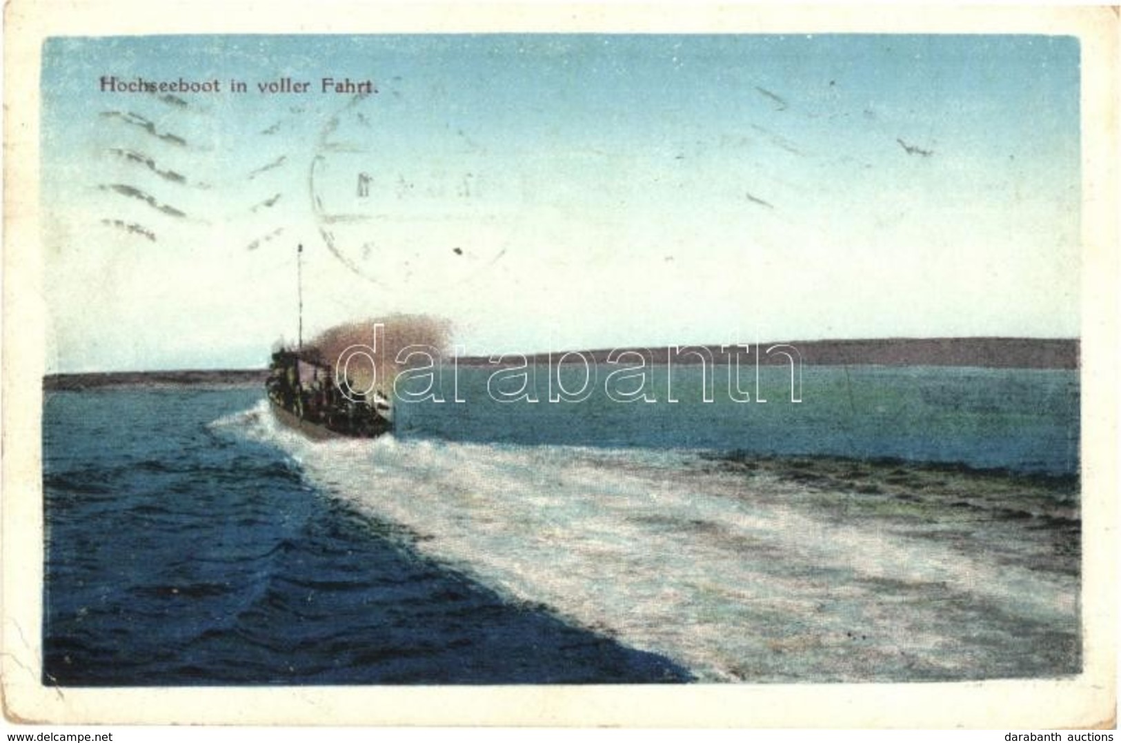 T2/T3 K.u.K. Kriegsmarine Hochseeboot In Voller Fahrt / Austro-Hungarian Navy Torpedo Sea Boat. G. C. Pola 1912/13. (EK) - Non Classés