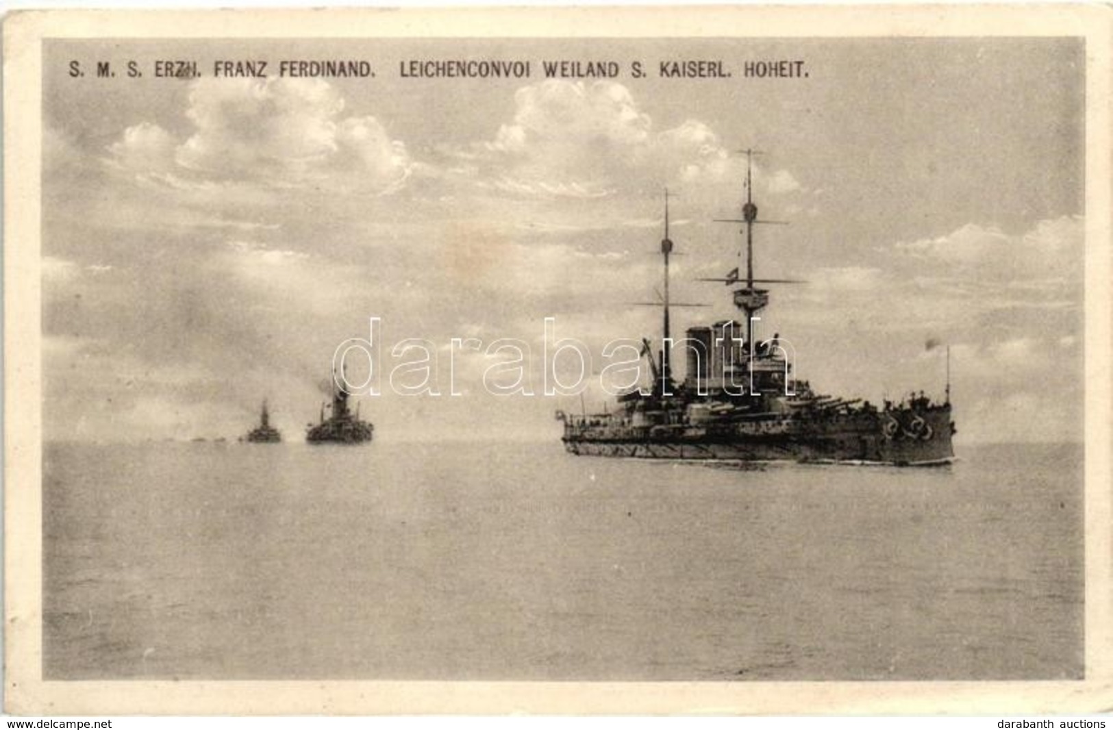 ** T3 SMS Erzherzog Franz Ferdinand, A K.u.K. Haditengerészet Radetzky-osztályú Csatahajója / Austro-Hungarian Navy Rade - Non Classés