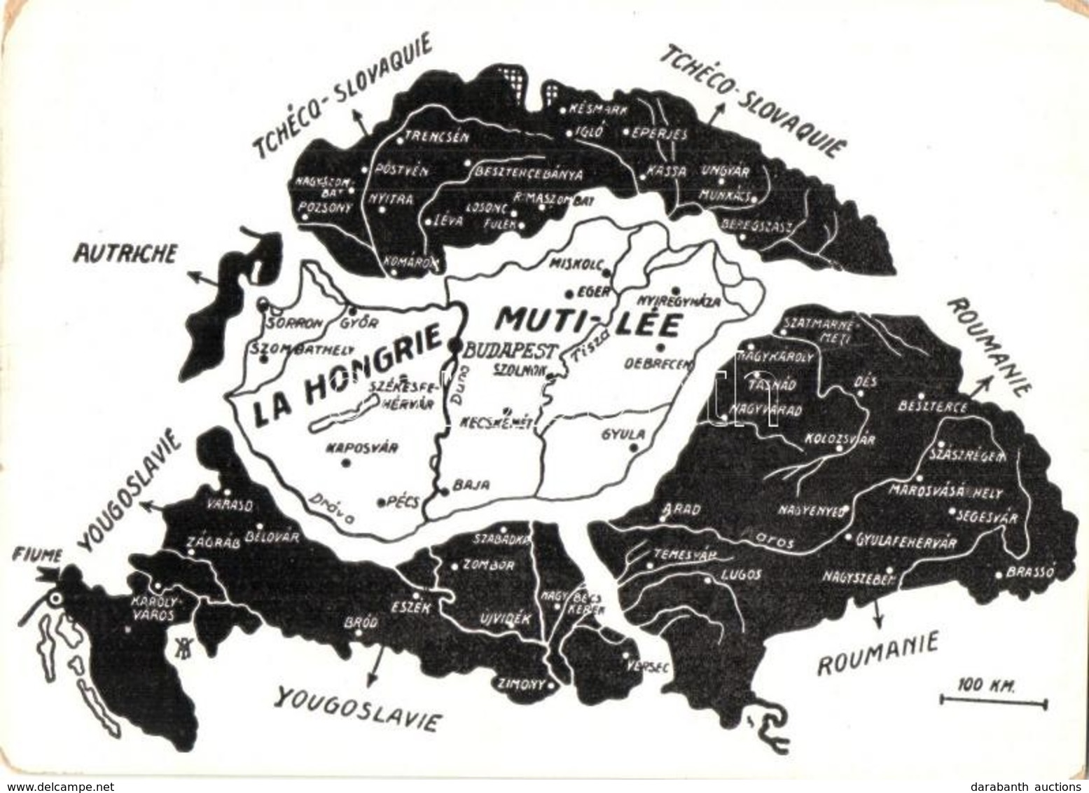 ** T3 La Hongrie Mutilée / A Megcsonkított Magyarország. Kiadja A Magyar Nemzeti Szövetség / Hungarian Irredenta Propaga - Non Classés