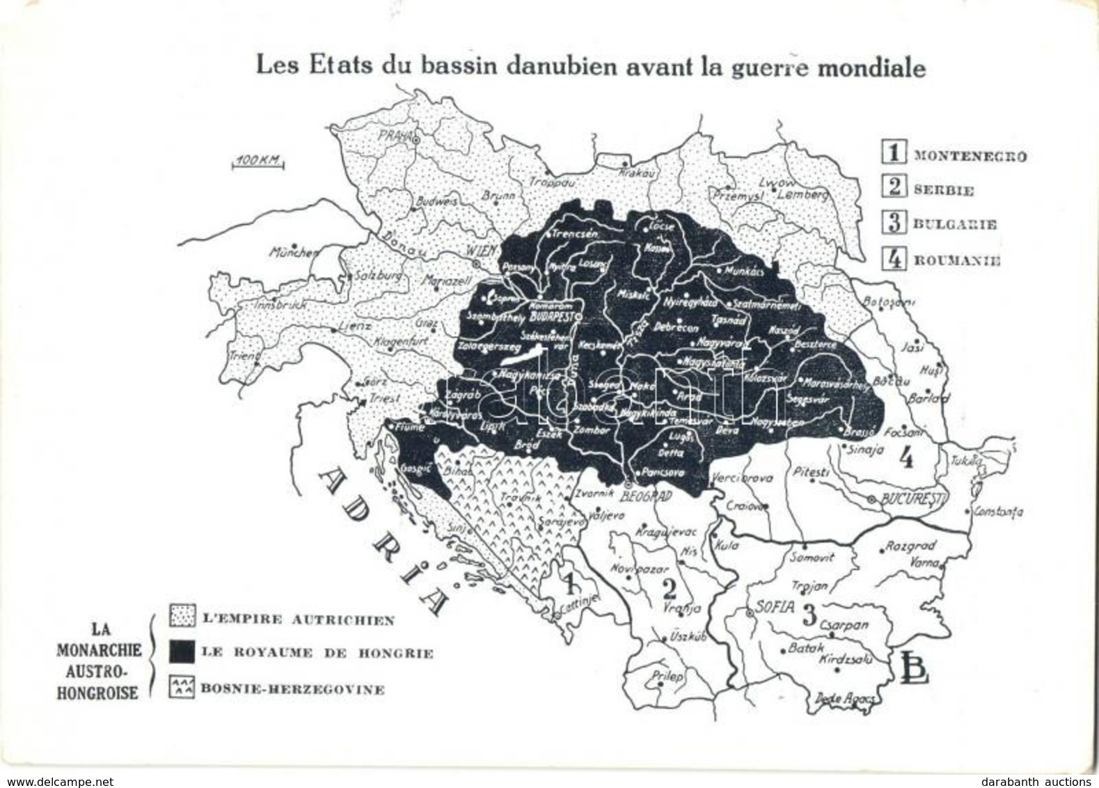 ** T4 Les Etats Du Bassin Danubien Avant La Guerre Mondiale / Magyarország Feldarabolása Nemcsak Kegyetlen és Igazságtal - Non Classés