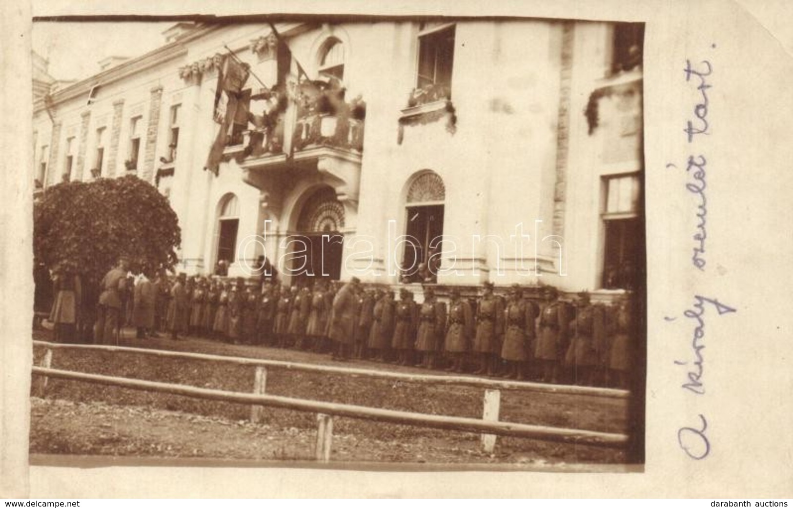 * T2/T3 IV. Károly Király Szemlét Tart Az Osztrák-magyar Katonai Csapatoknál / WWI Charles I Of Austria Visits Austro-Hu - Non Classés