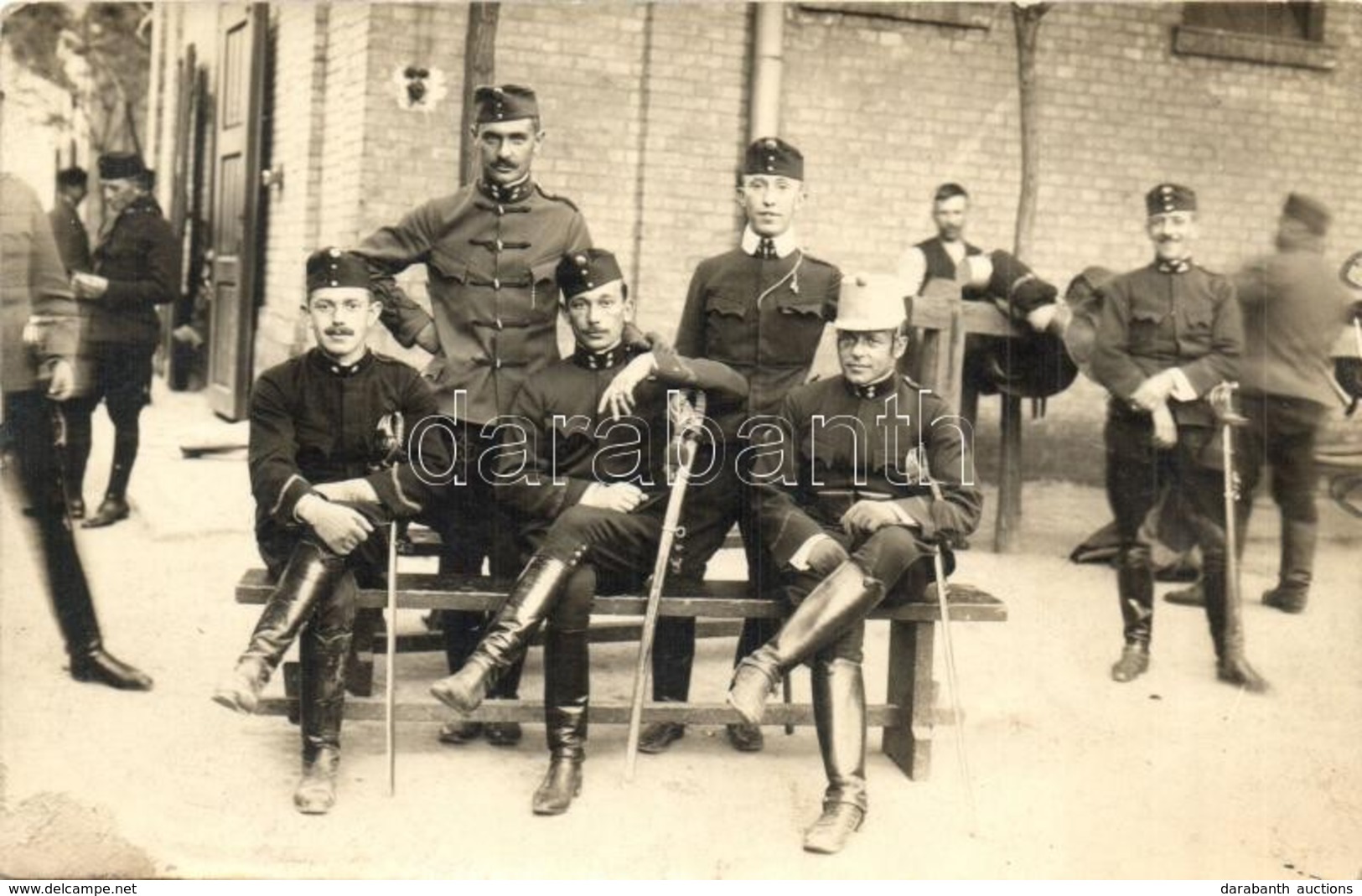 ** T2/T3 Honvéd Huszárok / WWI Hungarian Hussars. Photo (EK) - Non Classés