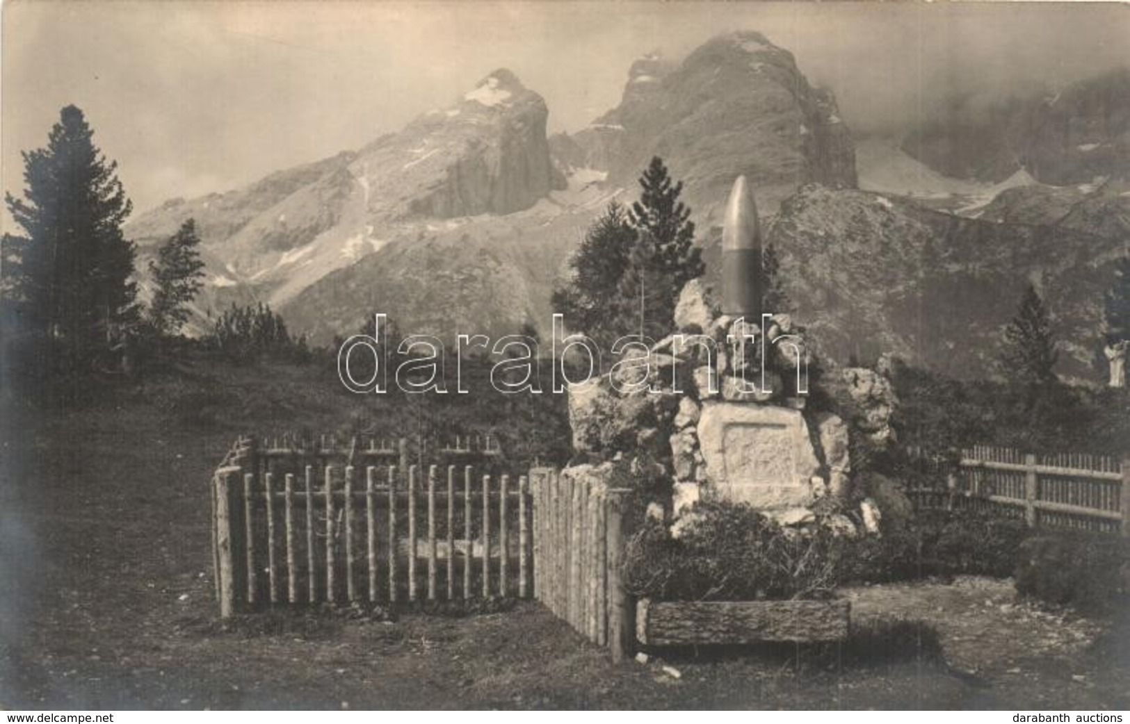 * T1/T2 Plätzwiese, Prato Piazza; Elesettek Emléke, Első Világháborús Katonai Emlékmű Az Olasz Fronton /  WWI Austro-Hun - Non Classés