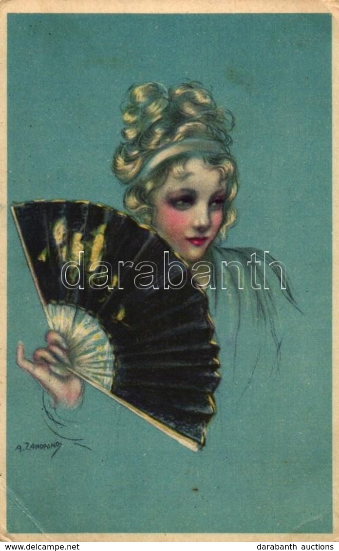 * T3 Italian Art Postcard, Lady S: A. Zandrino (EB) - Non Classés