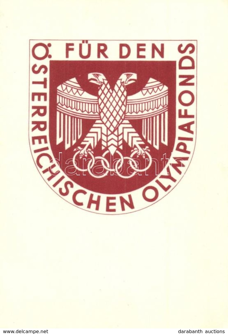 ** T2 1936 Für Den Österreichischen Olympiafonds. Zur Erinnerung An Die Fis-Wettkämpfe Innsbruck / For The Austrian Olym - Non Classés