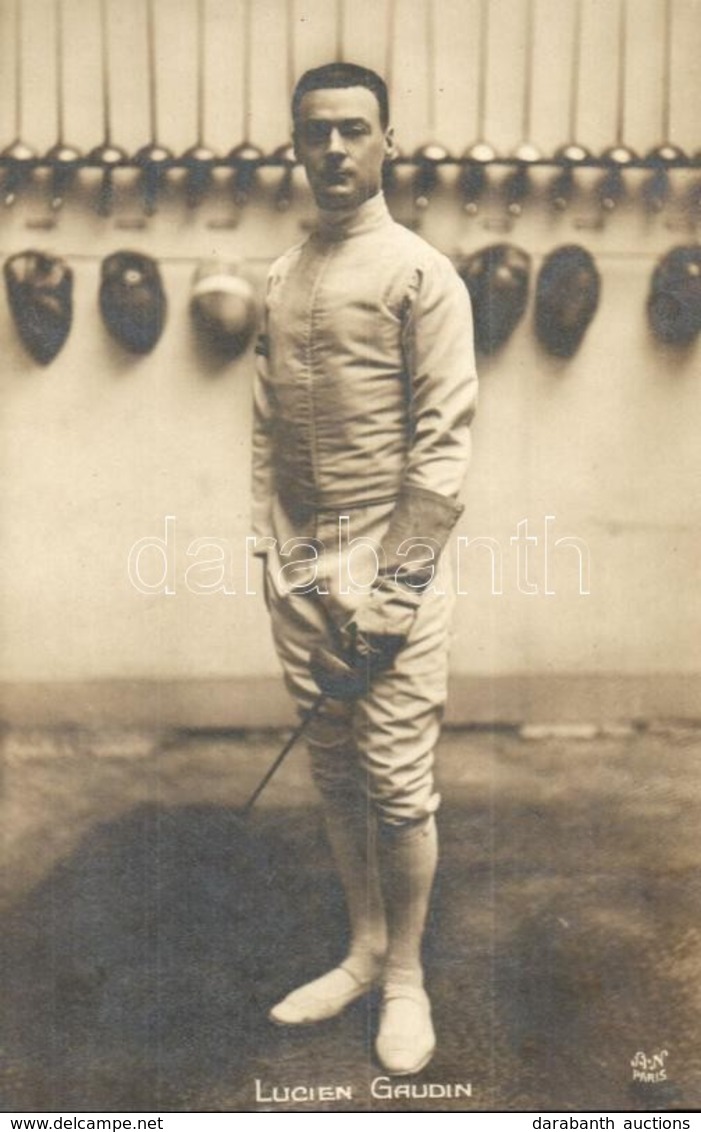 ** T2 Lucien Gaudin, French Fencer, Olympic Champion. AN Paris - Unclassified