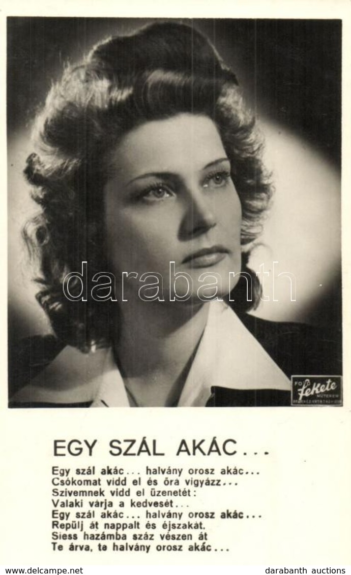 ** * 3 Db Modern Magyar Színész Motívumlap: Karády Katalin, Tolnay Klári, Csikós Rózsi / 3 Modern Hungarian Actress Moti - Unclassified