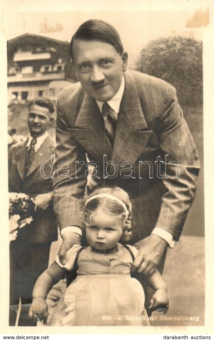 * T2/T3 Kleiner Besuch Auf Obersalzberg / Adolf Hitler With Child. NSDAP German Nazi Party Propaganda + 1942 Das Braune  - Unclassified