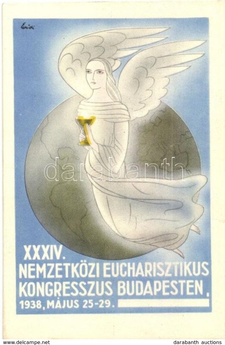 ** 1938 Budapest XXXIV. Nemzetközi Eucharisztikus Kongresszus - 3 Db Képeslap / 34th International Eucharistic Congress  - Non Classificati