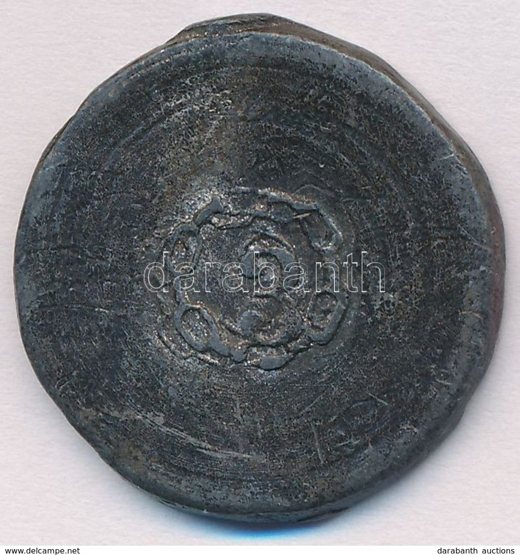 1848-1849. '3' Lánchíd ólom Bárca, Veret Kettőződés (~48mm) T:3 - Non Classés