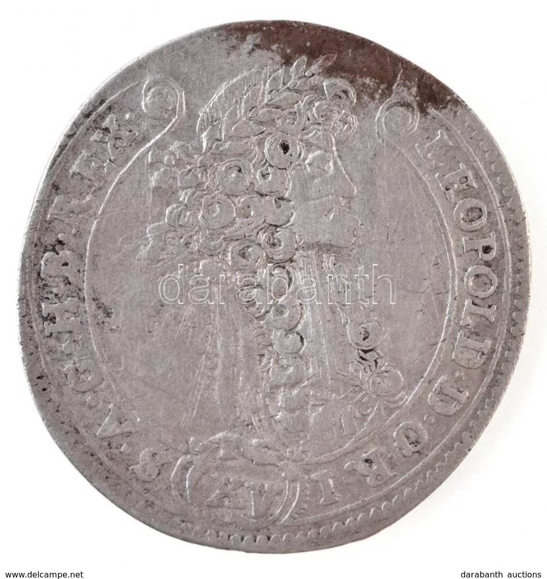 1689K-B 15kr Ag 'I. Lipót' (6,09g) T:2-,3
Hungary 1689K-B 15 Kreuzer Ag 'Leopold I' (6,09g) C:VF,F
Huszár: 1427., Unger  - Unclassified