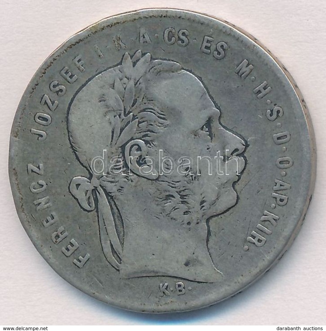 1878KB 1Ft Ag 'Ferenc József / Középcímer' Körmöcbánya T:3
Hungary 1878KB 1 Forint Ag 'Franz Joseph' Kremnitz C:F
Unger  - Non Classés