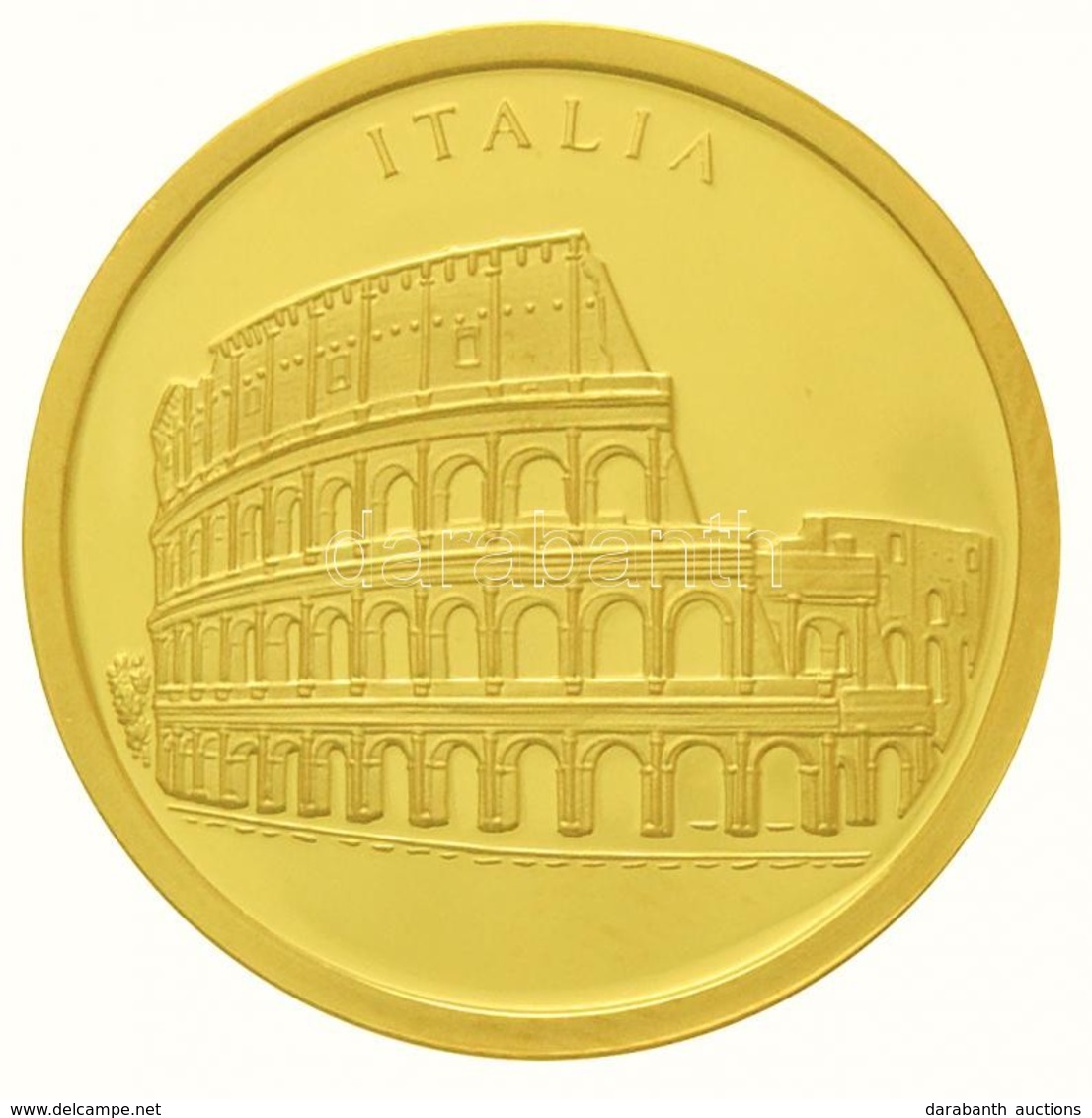 1996. 'Olaszország / Európa' Au Emlékérem (3,10g/0.585/20mm) T:PP
1996. 'Italia / Europa' Au Commemorative Medallion (3, - Unclassified