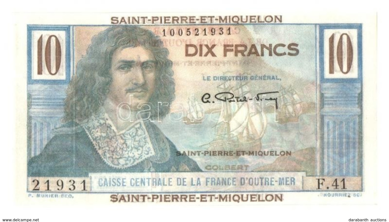 Saint-Pierre és Miquelon 1950-1960. 10Fr T:II Viaszos Papír
Saint Pierre And Miquelon 1950-1960. 10 Francs C:XF Vaxed Pa - Non Classés