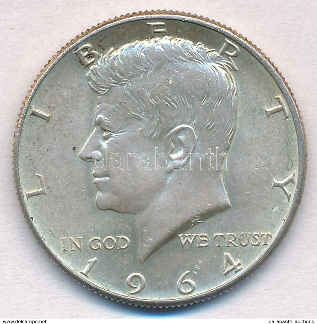 Amerikai Egyesült Államok 1964. 1/2$ Ag 'Kennedy' T:1- USA 1964. 1/2 Dollar Ag 'Kennedy' C:AU 
Krause KM#202 - Non Classés