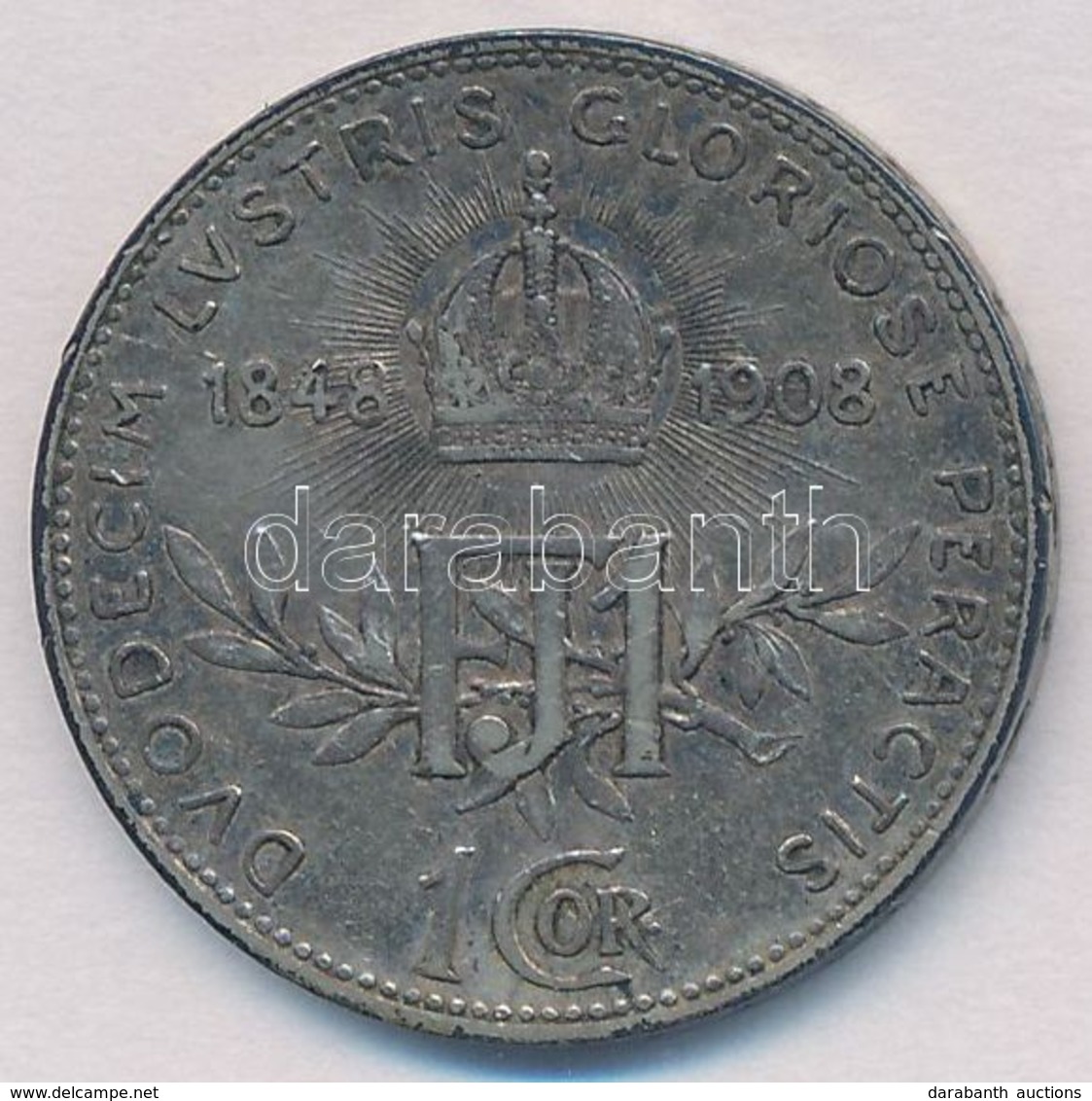 Ausztria 1908. 1K Ag 'Ferenc József - Jubileum' T:2 Patina
Austria 1908. 1 Corona Ag 'Franz Joseph - Jubilee' C:XF Patin - Non Classés