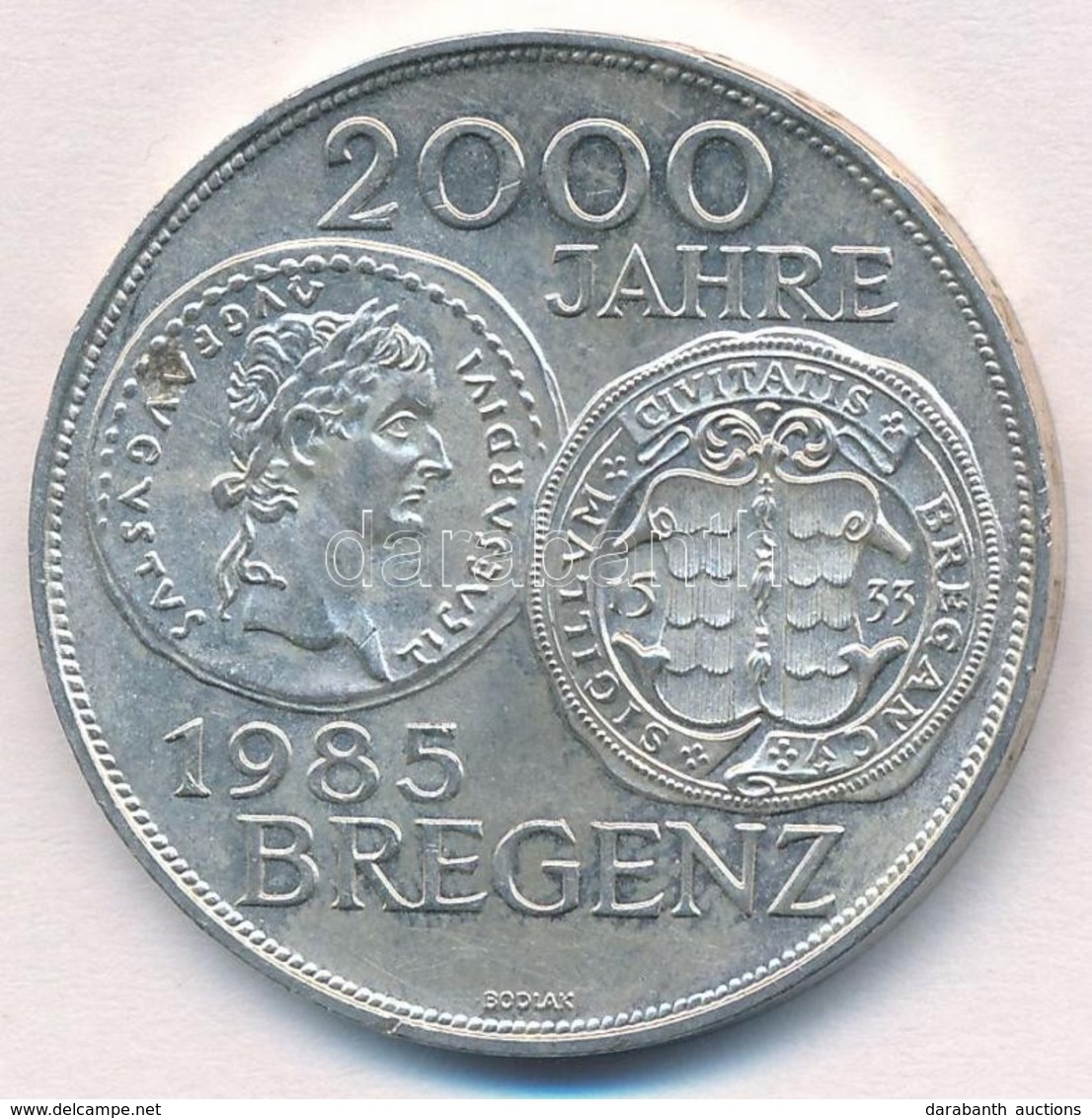 Ausztria 1985. 500Sch Ag '2000 éves Bregenz' T:1- Kis Ph. Austria 1985. 500 Schilling Ag '2000th Anniversary - Bregenz'  - Non Classés