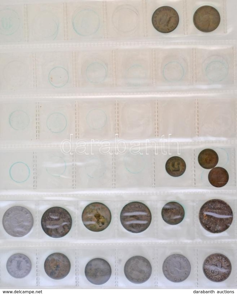 ~211db-os Vegyes Magyar és Külföldi Fémpénz Tétel Berakólapokon T:vegyes
~211pcs Of Various Metal Coins In Binder Sheets - Non Classés