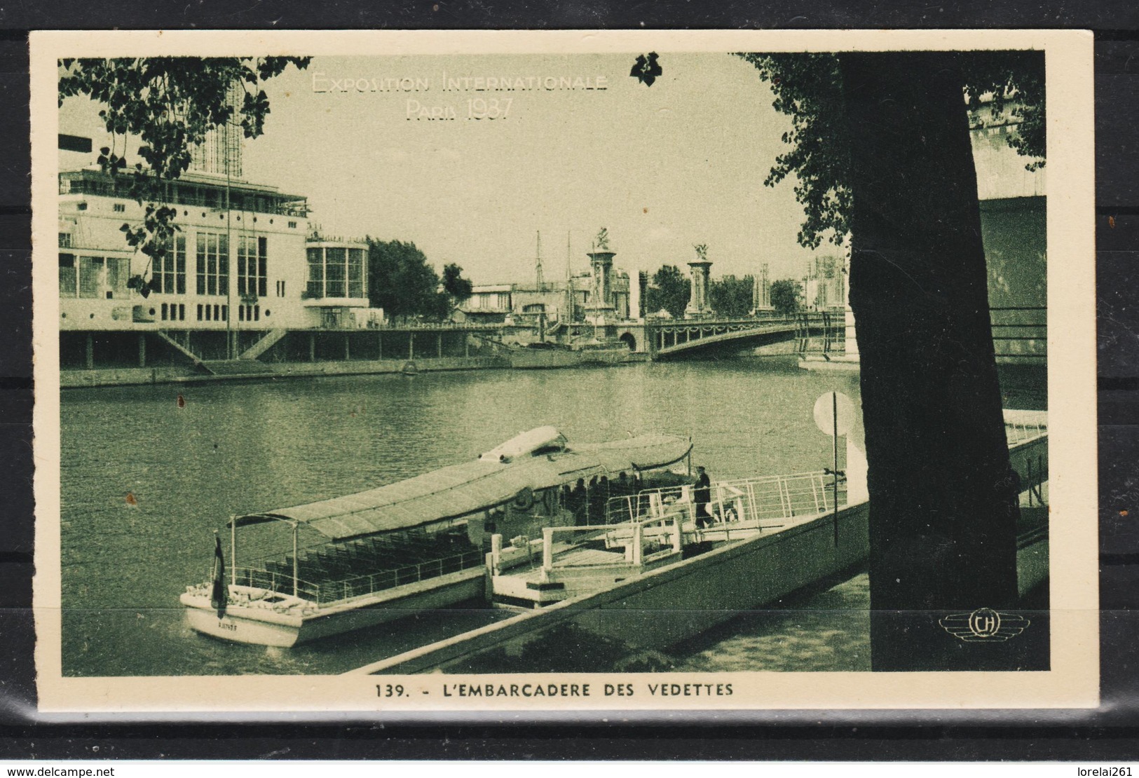 1937 - EXPO INT. PARIS - L EMBARCADERE DES VEDETTES - Sonstige & Ohne Zuordnung