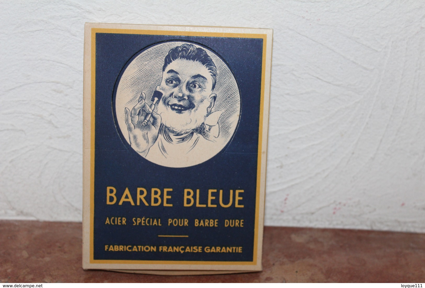 Boite Cartonnée Barbe Bleue (acier Spécial Pour Barbe Dure) - Lames De Rasoir