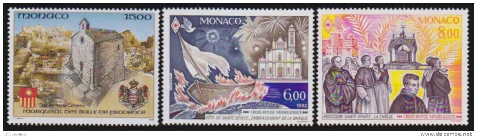 Monaco   .   Yvert      1841/1843           .     **      .     Neuf SANS Charniere      .    /    .    MNH - Unused Stamps