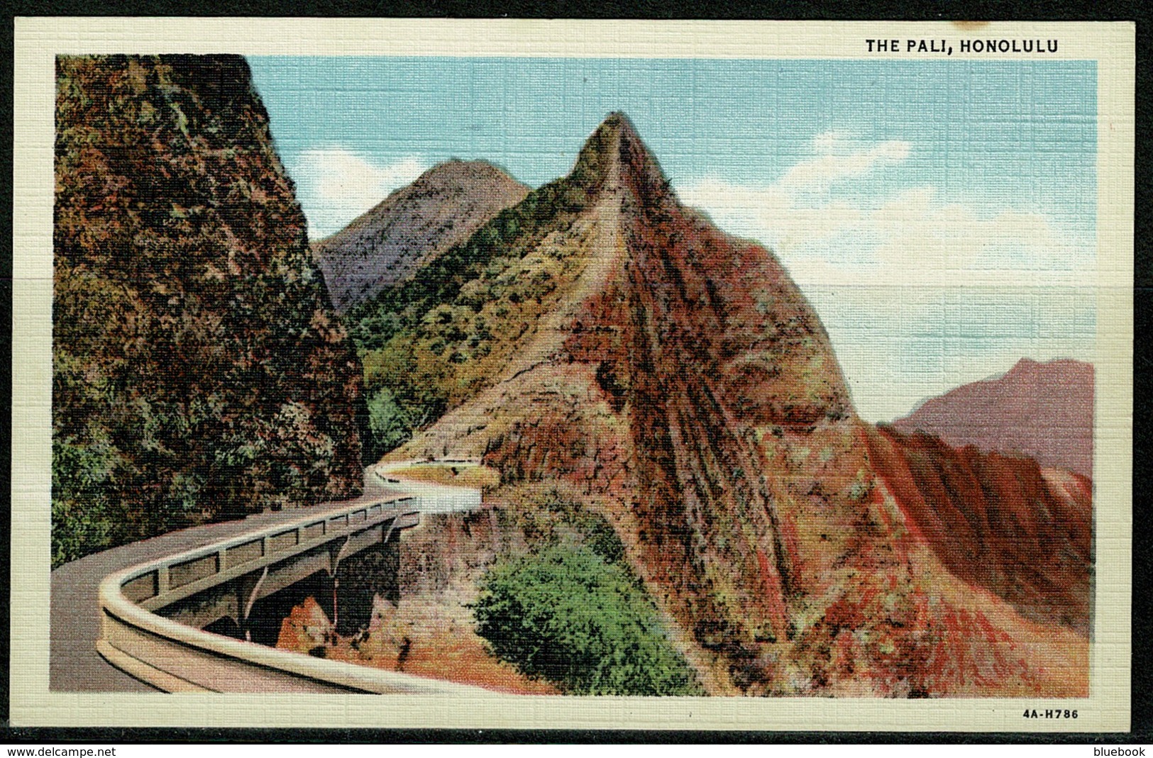 Ref 1228 - USA Postcard - The Pali Honolulu - Hawaii Islands - Honolulu