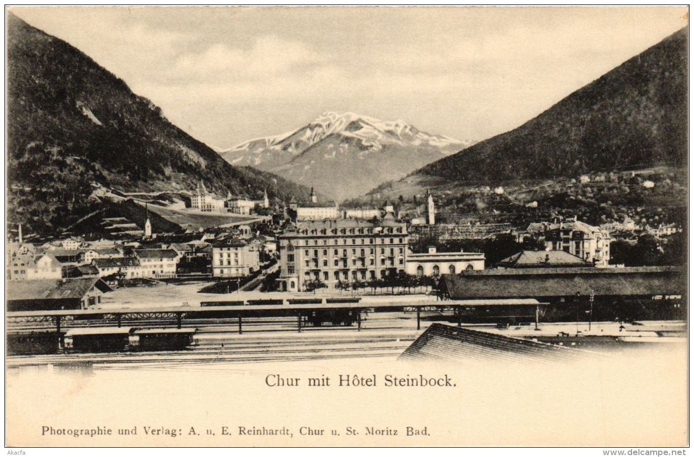 CPA CHUR Mit Hotel Steinbock SWITZERLAND (705271) - Coire