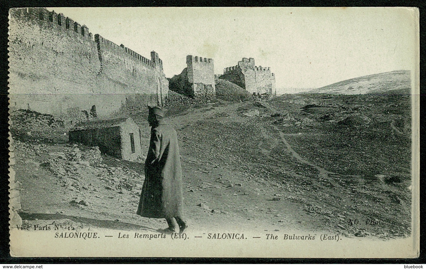 Ref 1228 - Early Greece Postcard - The Bulwarks - Salonica Salonique Thessaloniki - Greece